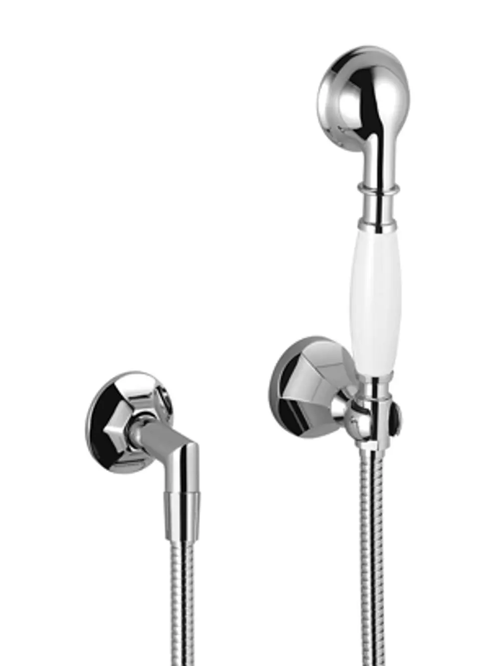 DORNBRACHT Schlauchbrausegarnitur mit Einzelrosetten MADISON 27803371 Platin gebürstet(DF red.), 27803371-060010 Galeriebild 1